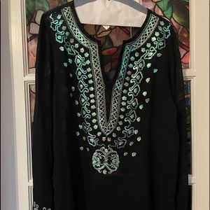 Venus black sheer cover up. Never worn